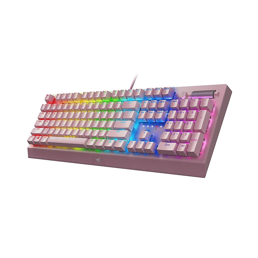 Bàn phím Razer BlackWidow V3 - Quartz Edition - Green Switch (RZ03-03541800-R3M1) - Hình 4