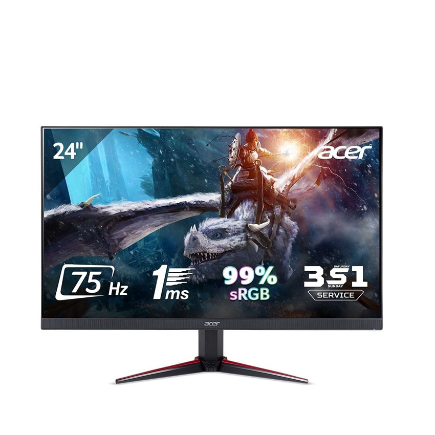 Màn hình Acer VG240Y (24 inch/FHD/IPS/75Hz/1ms) - Cũ xước (Tray, kèm nguồn) chính hãng