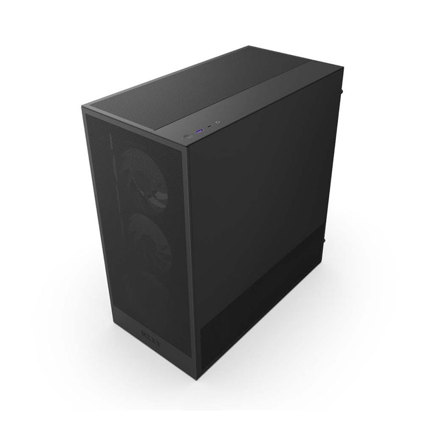 Vỏ Case NZXT H5 FLOW RGB (V2) ALL BLACK (ATX/4 fan) - Hình 2