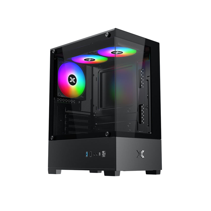 Vỏ case XIGMATEK View III 3F EN90526 (mATX/3 Fan) chính hãng