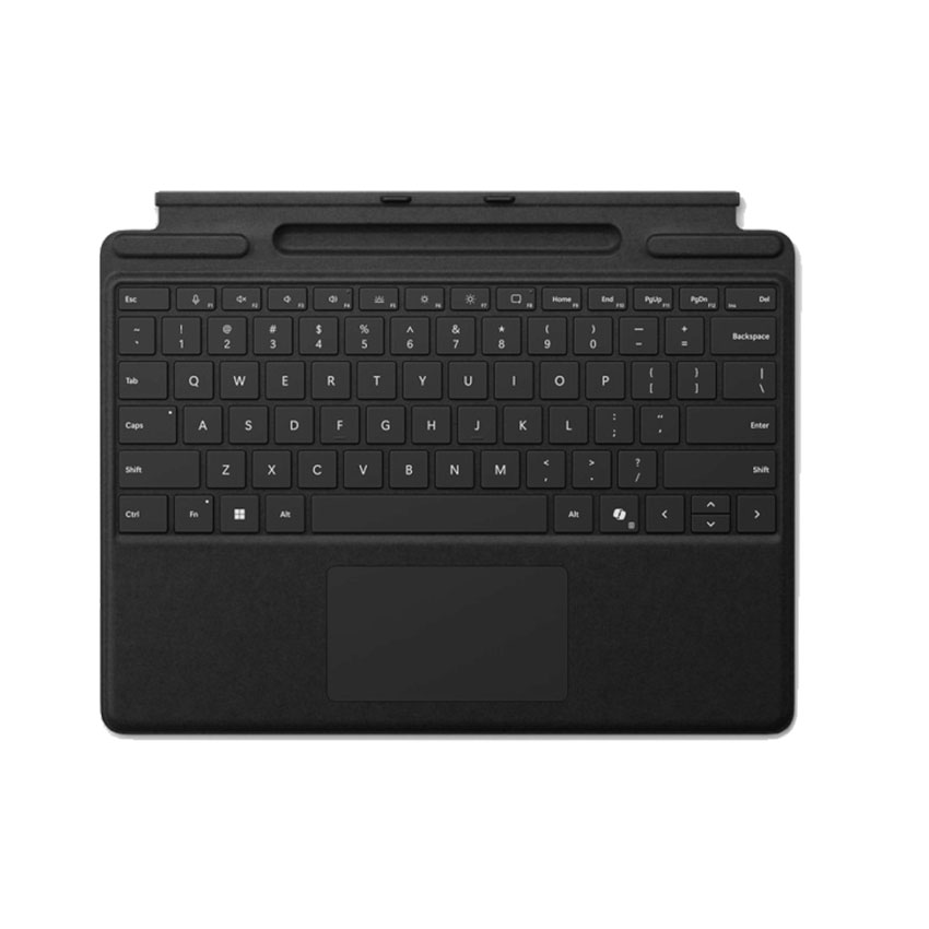 Bàn phím Microsoft Surface Pro Signature Keyboard ( For Surface Pro 2024 Copilot Key )/Có khe sạc bút/Màu đen chính hãng