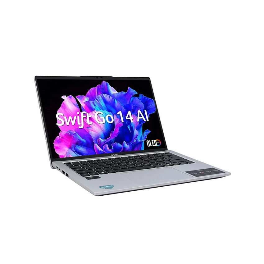 Laptop Acer Swift Go AI SFG14-I71-70RP (NX.JZHSV.003) (Ultra X7 358H/32GB LPDDR5X/1TB SSD/14 inch 2.8K OLED/Win11/Bạc) chính hãng