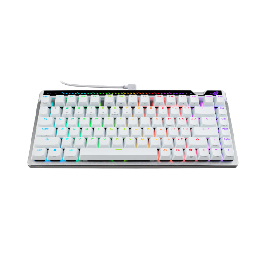 Bàn phím ASUS ROG Falchion Ace 75HE Hall Effect V2 – Trắng (90MP047H-BKUA30) - Hình 3