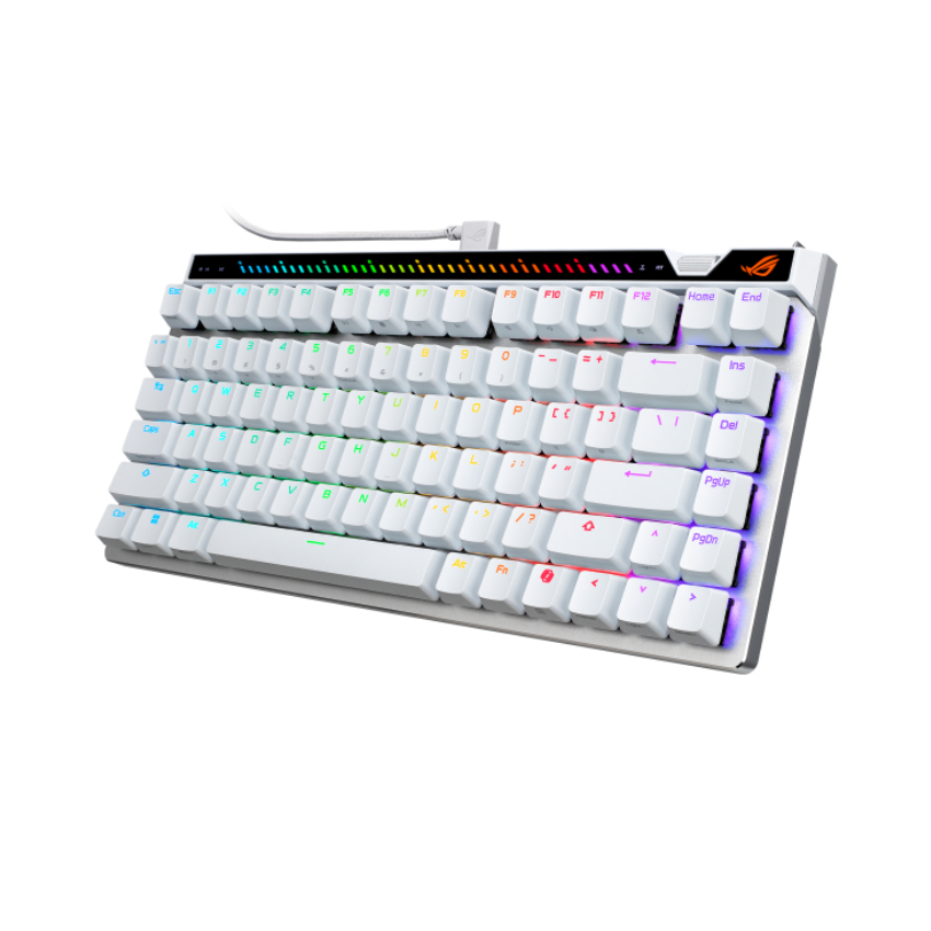 Bàn phím ASUS ROG Falchion Ace 75HE Hall Effect V2 – Trắng (90MP047H-BKUA30) - Hình 4