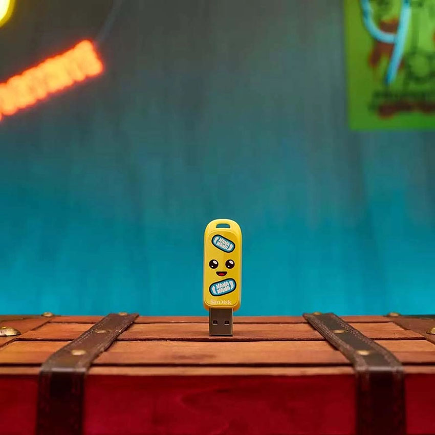 USB SanDisk 128GB USB 3.2 Type-A,130MBs Fortnite Peely Edition  4