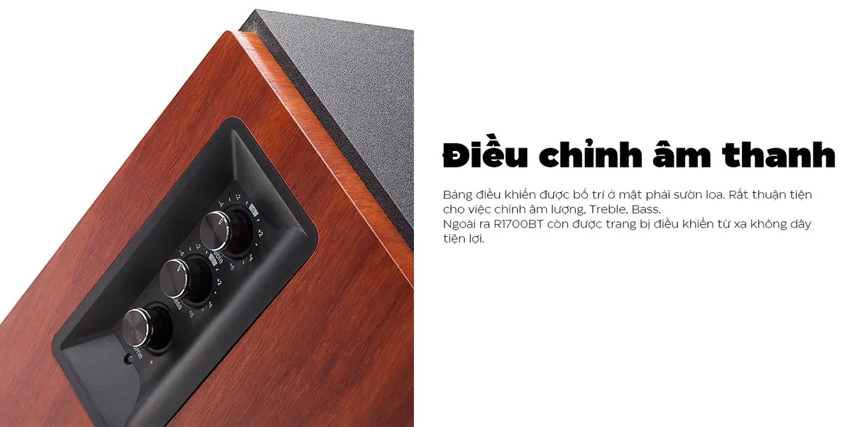 Loa Edifier R1700BT 2.0 - Màu nâu 4