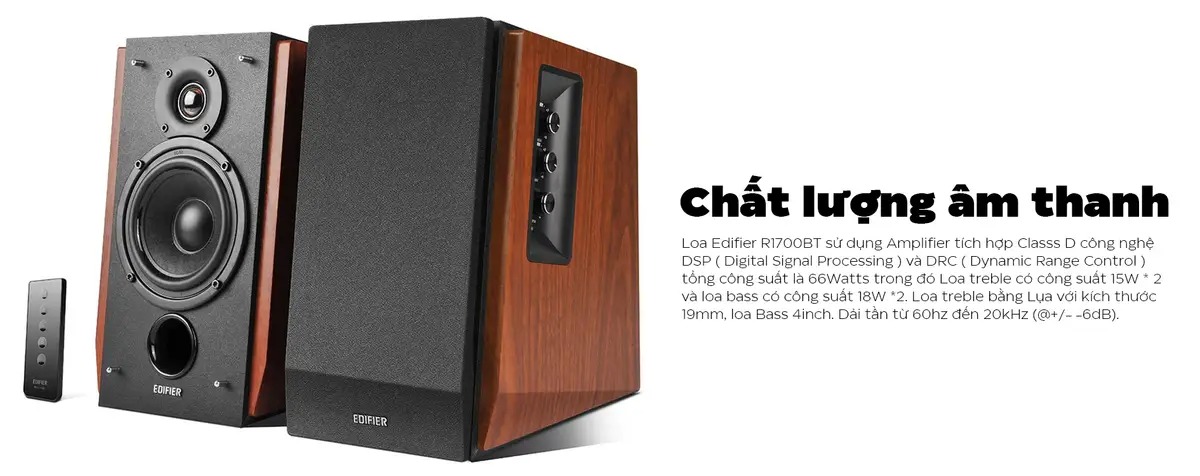 Loa Edifier R1700BT 2.0 - Màu nâu 5