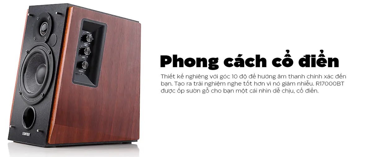 Loa Edifier R1700BT 2.0 - Màu nâu 1