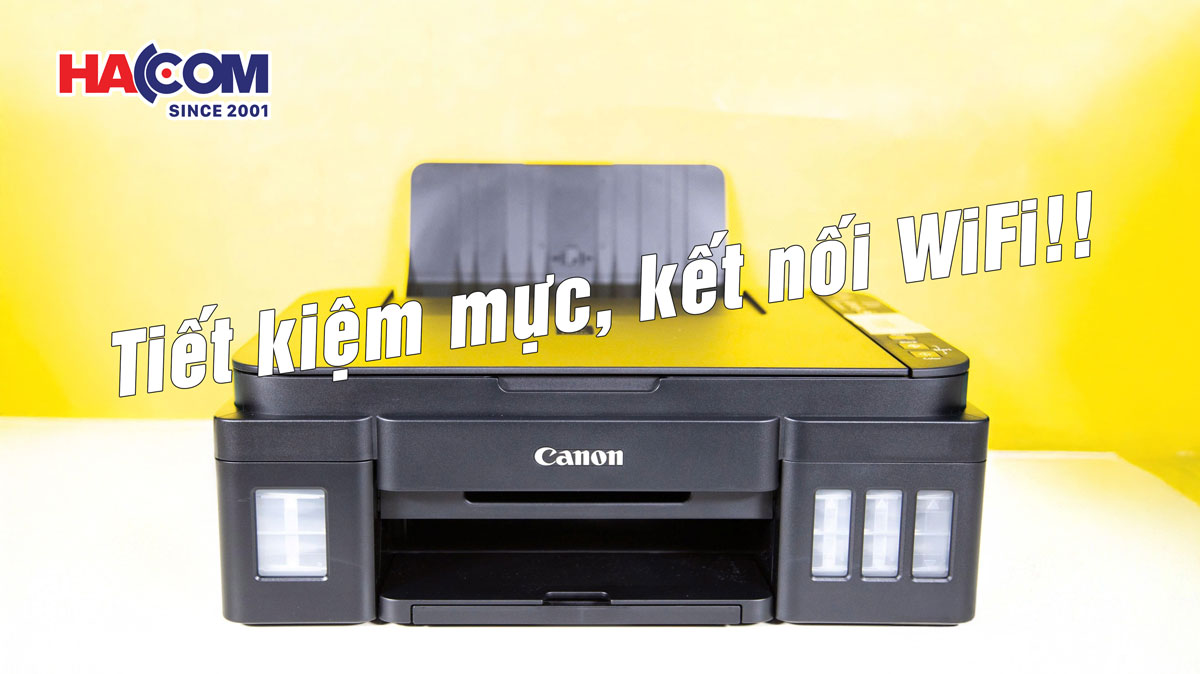 Máy In Canon PIXMA G3010: Tiết Kiệm Mực, Kết Nối Wi-Fi, In Nhanh Cho Gia Đình & Văn Phòng nhỏ!