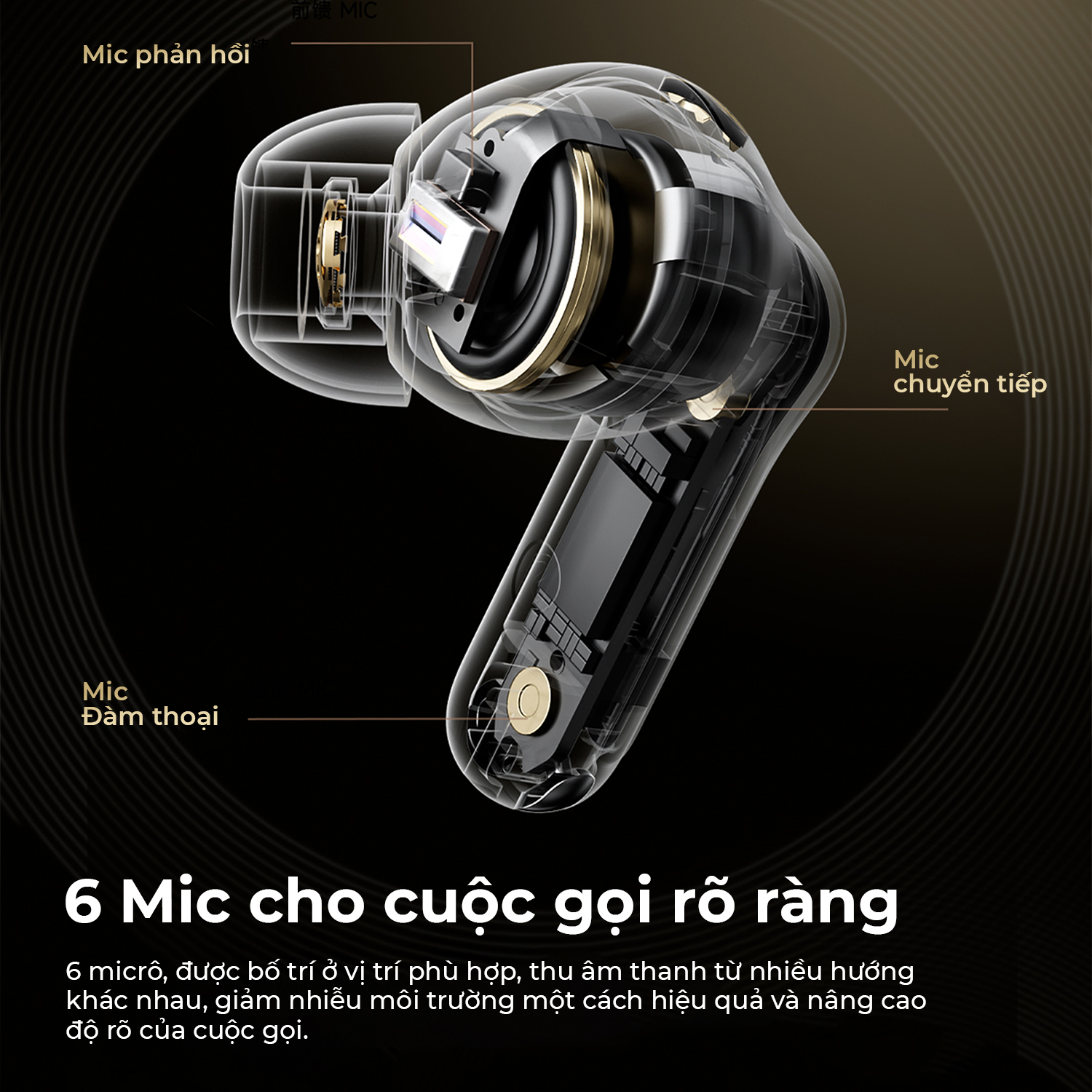 Tai nghe Bluetooth SoundPEATS Capsule 3 Pro + 3