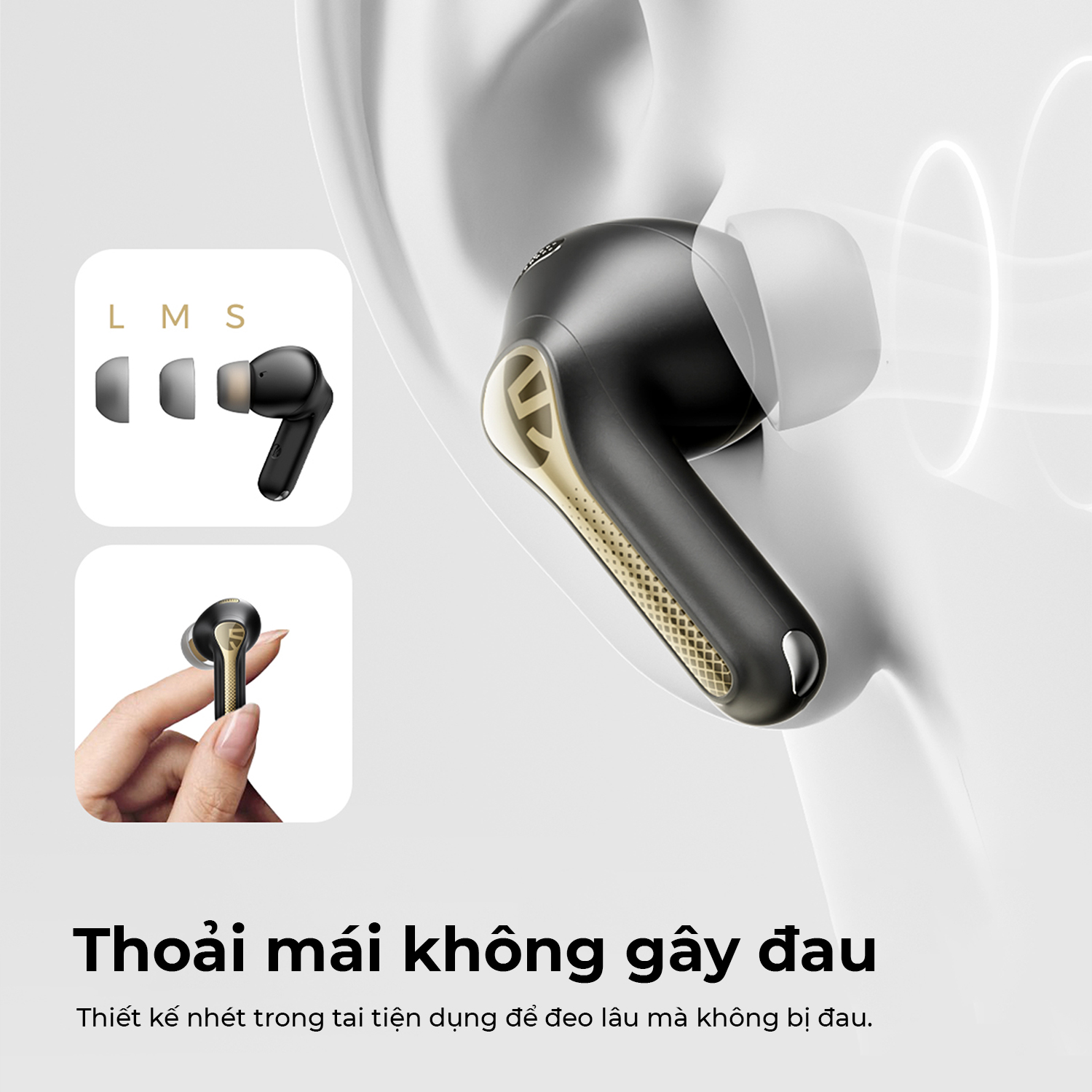 Tai nghe Bluetooth SoundPEATS Capsule 3 Pro + 1