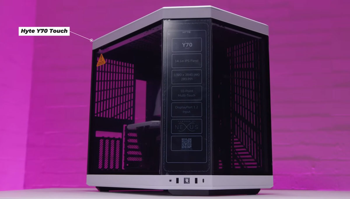 vo case hyte y70 black white panda hacom 2