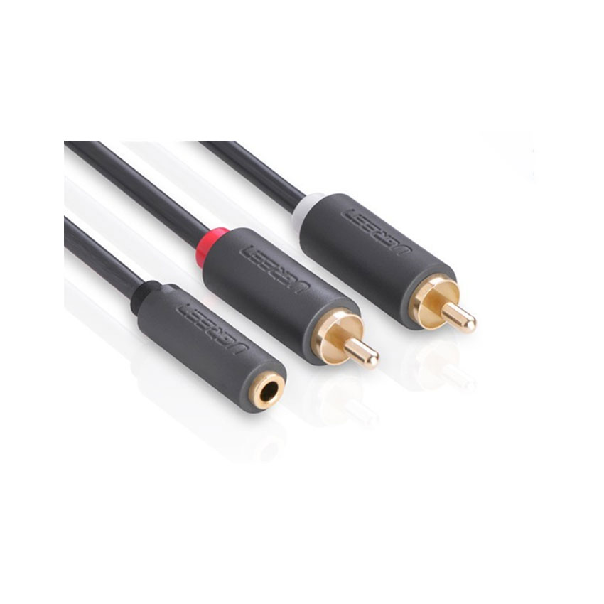 Cable Audio 3.5mm âm to 2 RCA dương - 20 mét - Hình 1