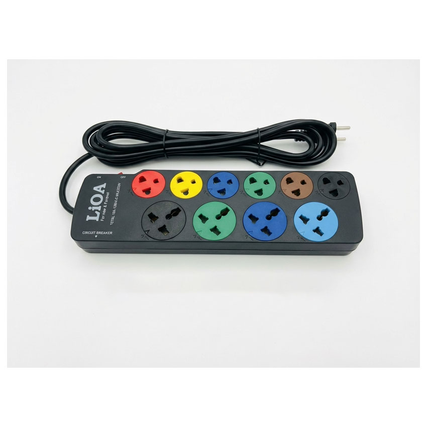 Ô Cắm Lioa 10 Chấu Đa Năng 5m 4D6SN5.2 chính hãng