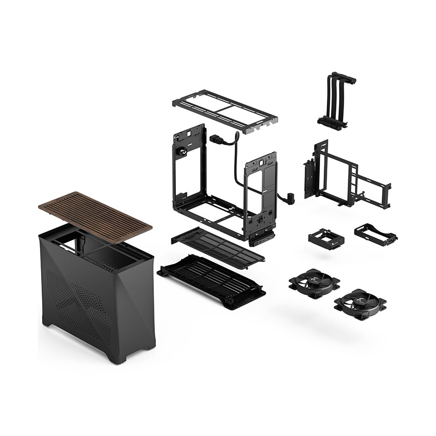 Vỏ Case Fractal Design Era 2 Charcoal (ITX/0 Fan) - Hình 3