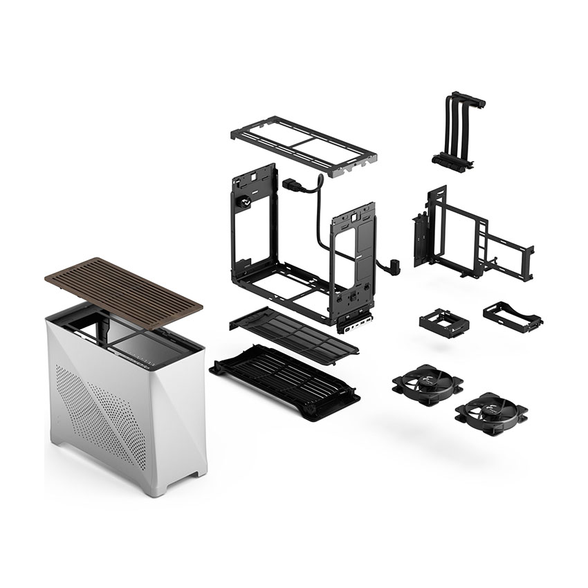 Vỏ Case Fractal Design Era 2 Silver (ITX/0 Fan) - Hình 3