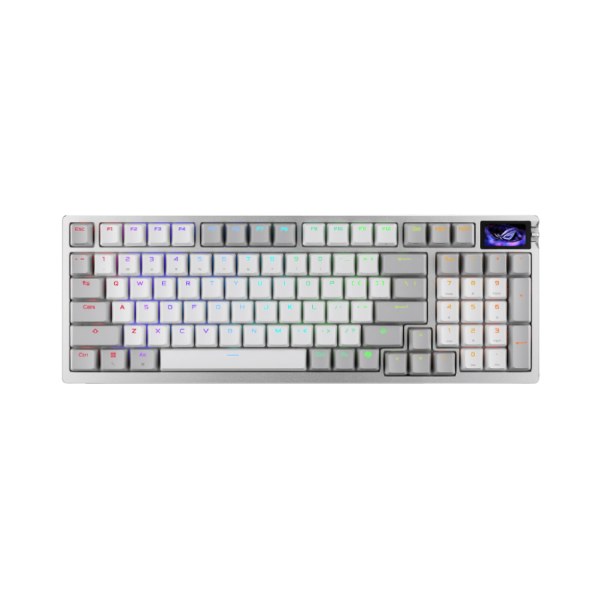 Bàn phím ASUS ROG Azoth 96 HE Lite Trắng (90MP048H-BKUA30) - Hình 2