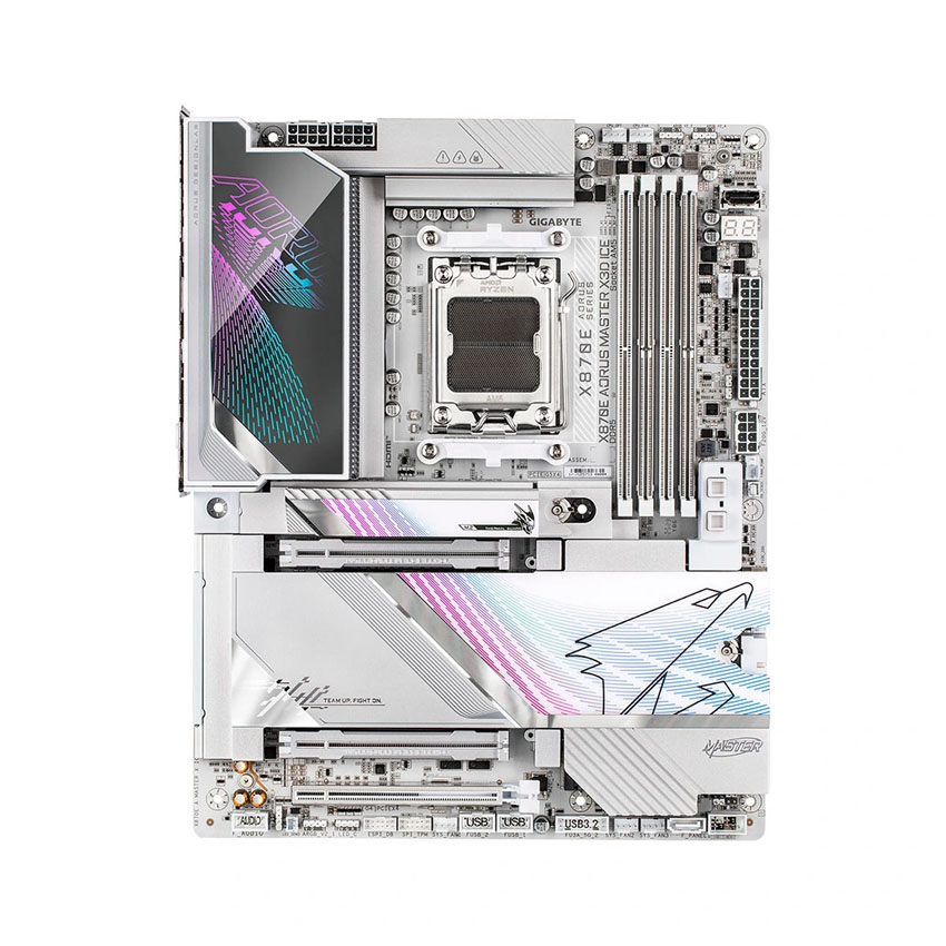 Mainboard GIGABYTE X870E AORUS MASTER X3D ICE - Hình 2