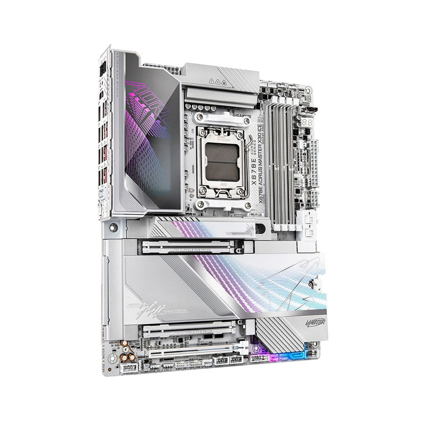 Mainboard GIGABYTE X870E AORUS MASTER X3D ICE - Hình 3