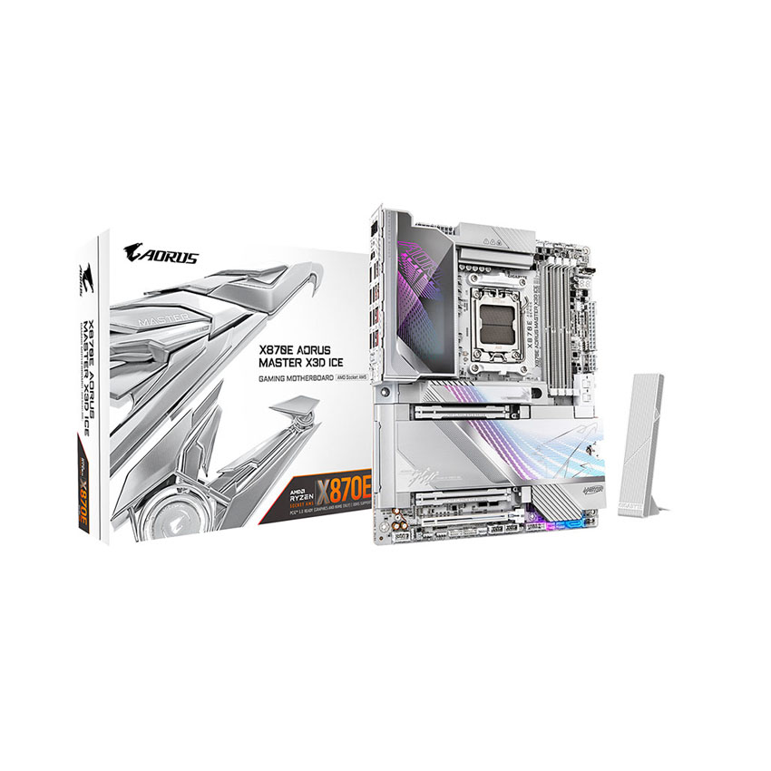 Mainboard GIGABYTE X870E AORUS MASTER X3D ICE chính hãng