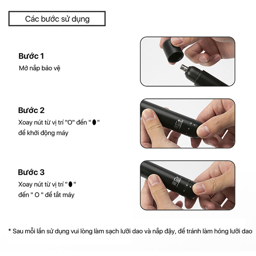 Máy Tỉa Lông Mũi Enchen EN005 10