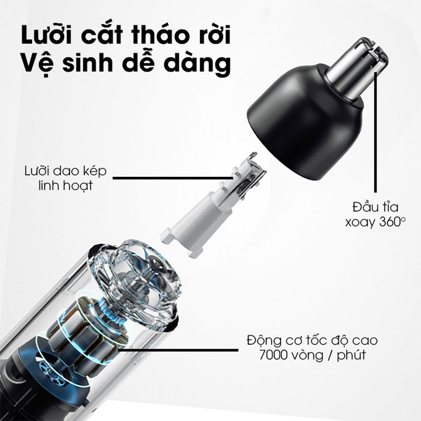 Máy Tỉa Lông Mũi Enchen EN005 9