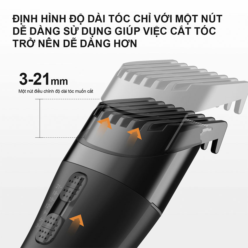 Tông Đơ Cắt Tóc Enchen Boost2- Màu Đen 4