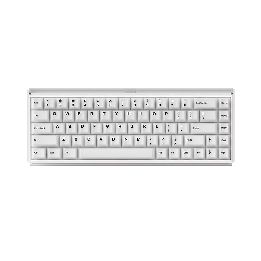 Bàn phím AKKO Ray68 Misty White