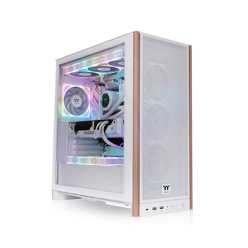 Case Thermaltake S370 WS - Snow (ATX/0 fan) chính hãng