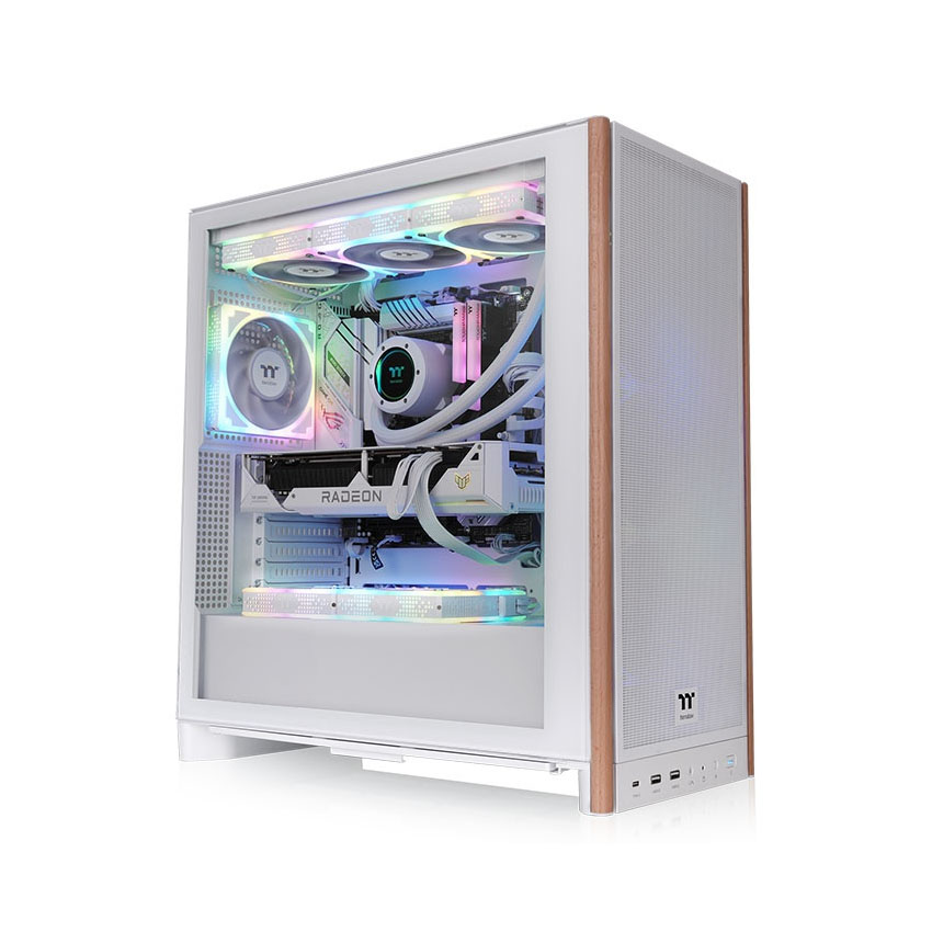 Case Thermaltake S370 WS - Snow (ATX/0 fan) - Hình 4