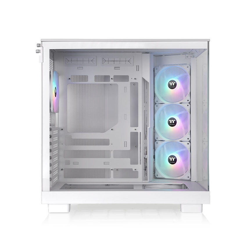 Case Thermaltake View 380 XL TG ARGB Snow (ATX/0 fan) - Hình 3
