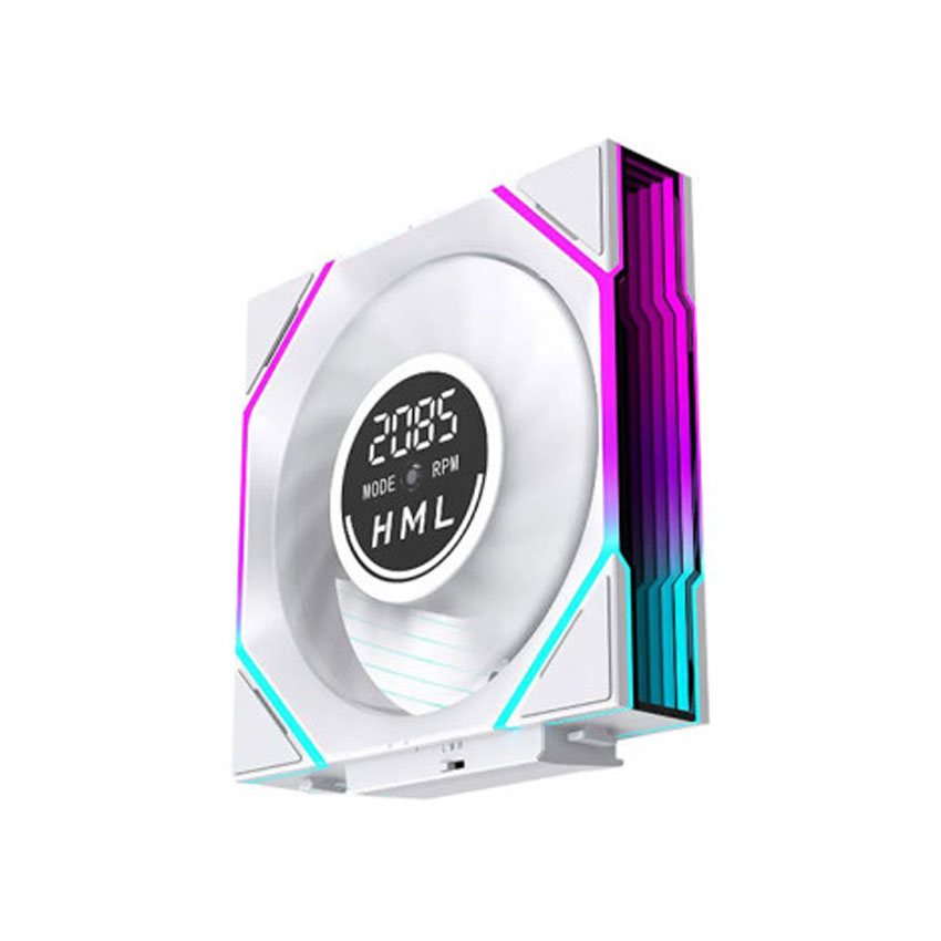 Fan JUNGLE LEOPARD Interstellar V4 120 LCD White single - Hình 3