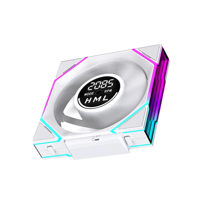 Fan JUNGLE LEOPARD Interstellar V4 120 LCD White single