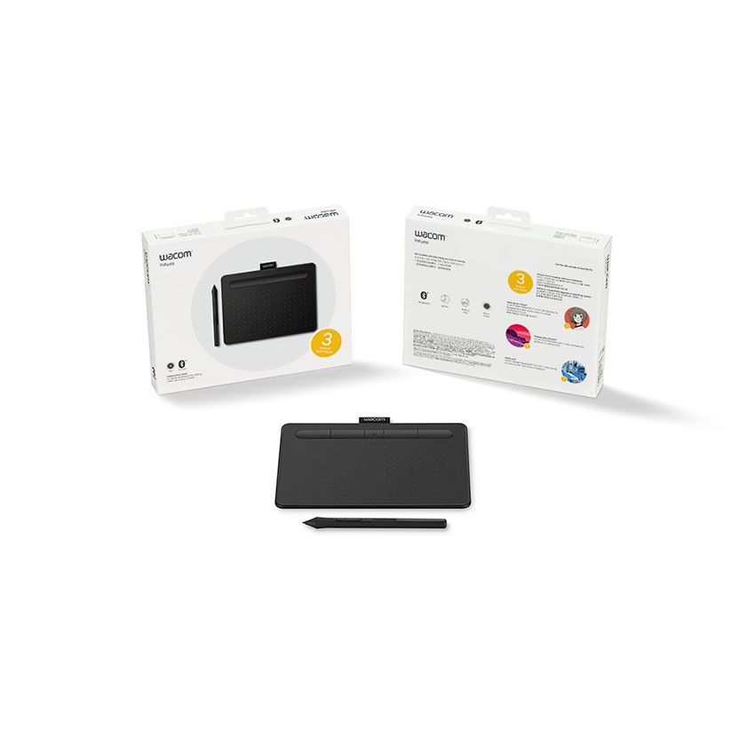 Bảng Vẽ Điện Tử Wacom Intuos S CTL4100WLK (Bluetooth, Black)(CTL-4100WL/K0-CA) - Hình 2