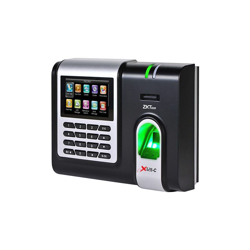 Máy chấm công Zkteco X628C-ID (Vân tay, Thẻ từ) chính hãng