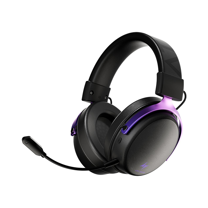 Tai nghe Gaming ATK N9 Ultra - Black Purple chính hãng