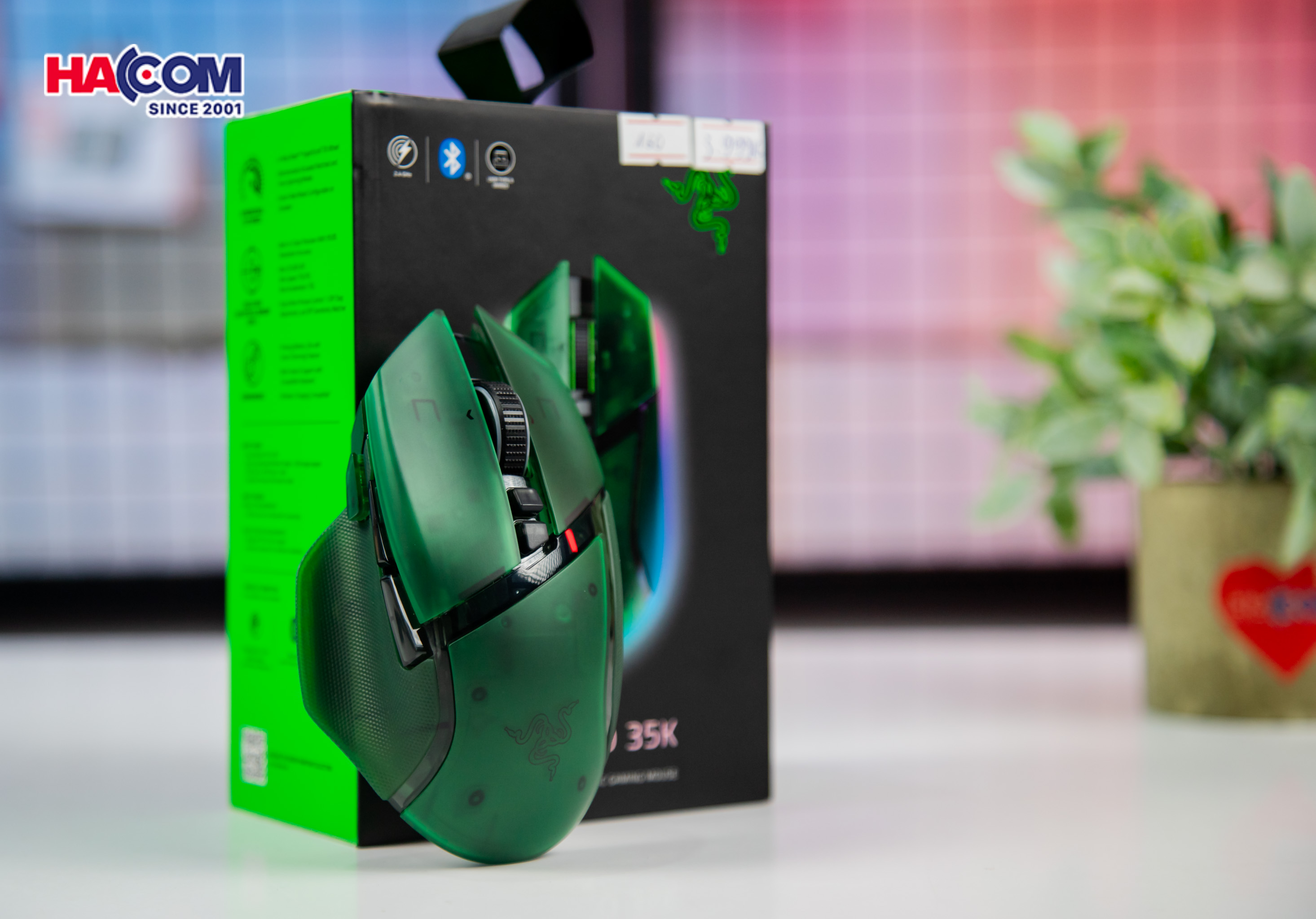 Chuột Razer Basilisk V3 Pro 35K - Phantom Green Edition 16