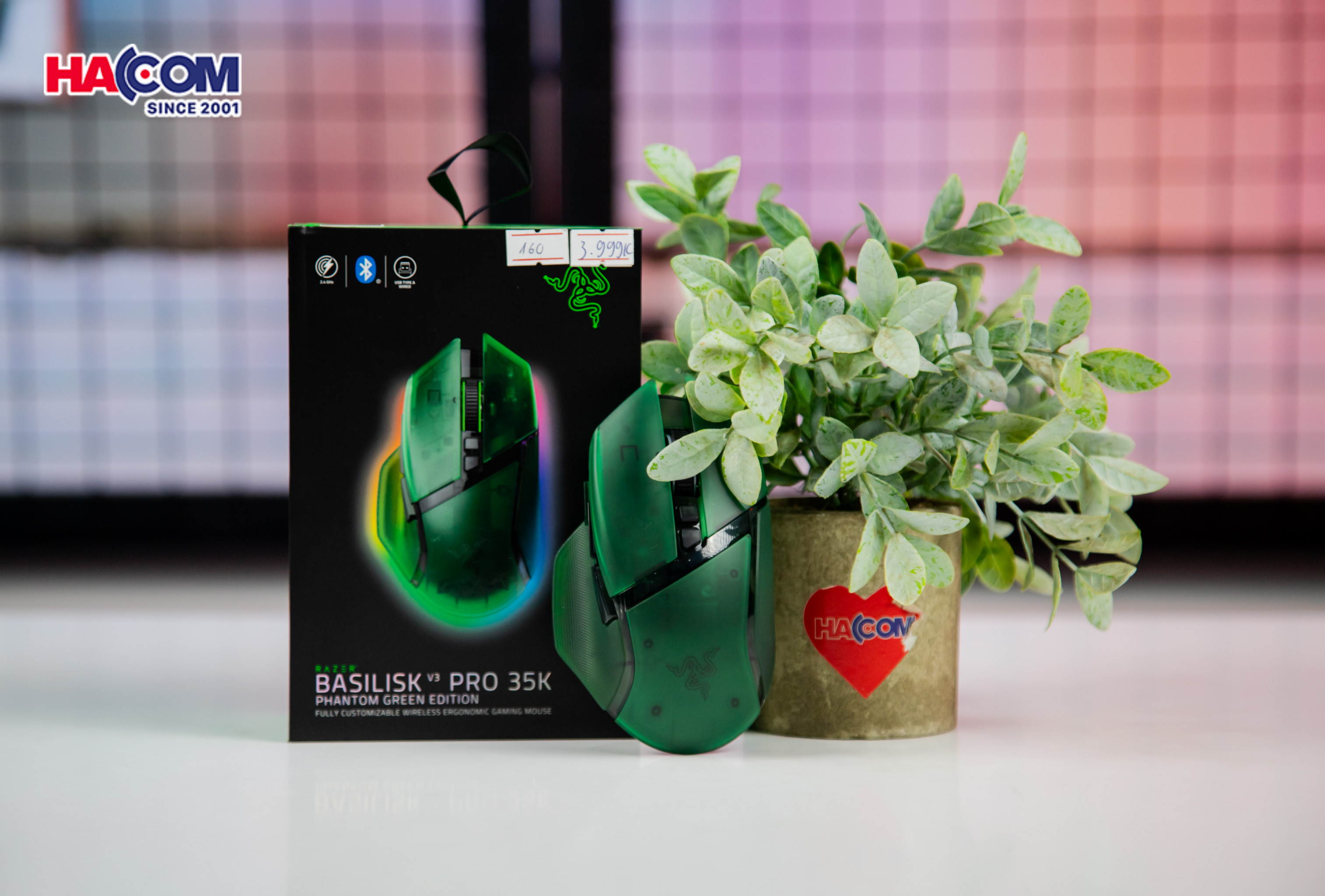 Chuột Razer Basilisk V3 Pro 35K - Phantom Green Edition - Hình 9