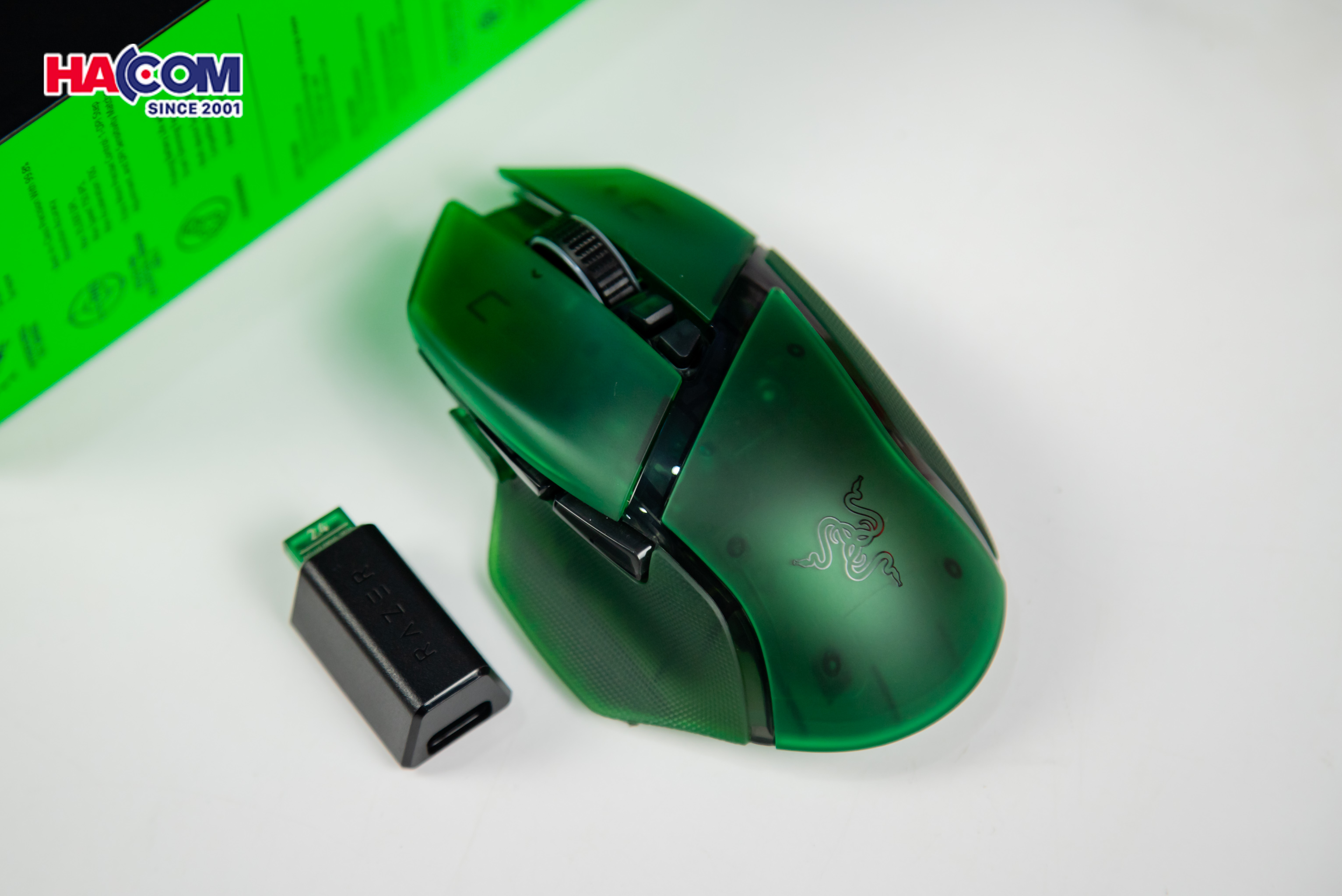 Chuột Razer Basilisk V3 Pro 35K - Phantom Green Edition 10