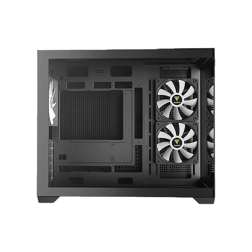Vỏ Case GAMDIAS AURA GC10M V2 ARGB BLACK (mATX/3 fan/BTF) - Hình 3
