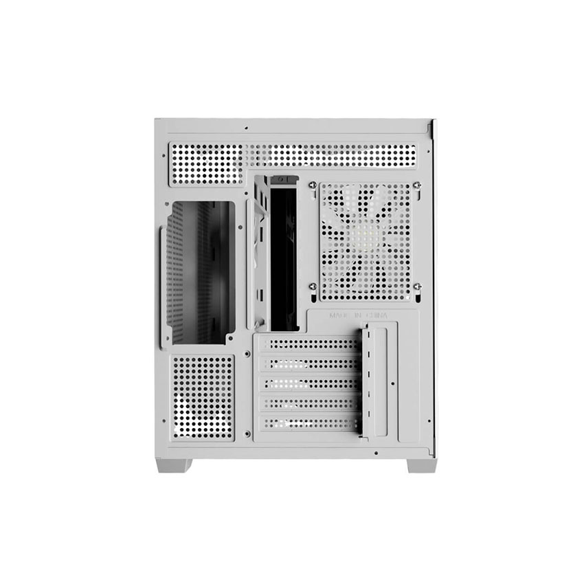 Vỏ Case GAMDIAS AURA GC10M V2 ARGB WHITE (mATX/3 fan/BTF) - Hình 7