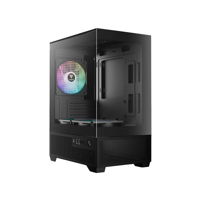 Vỏ Case GAMDIAS AURA GC9M Elite ARGB BLACK (mATX/3 fan) chính hãng