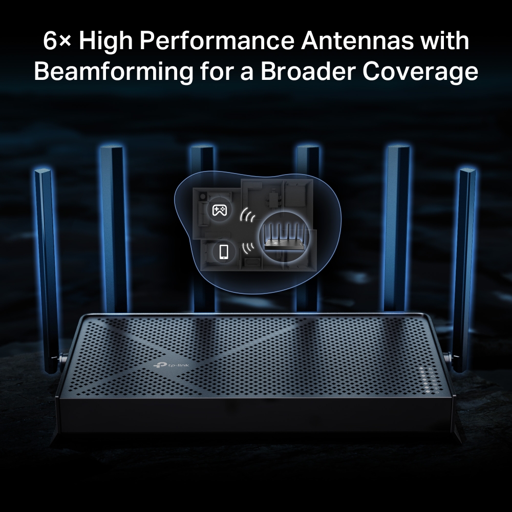 Bộ phát Wifi 7 TP-Link Archer BE600 3 Băng Tần BE9700 - Hình 4