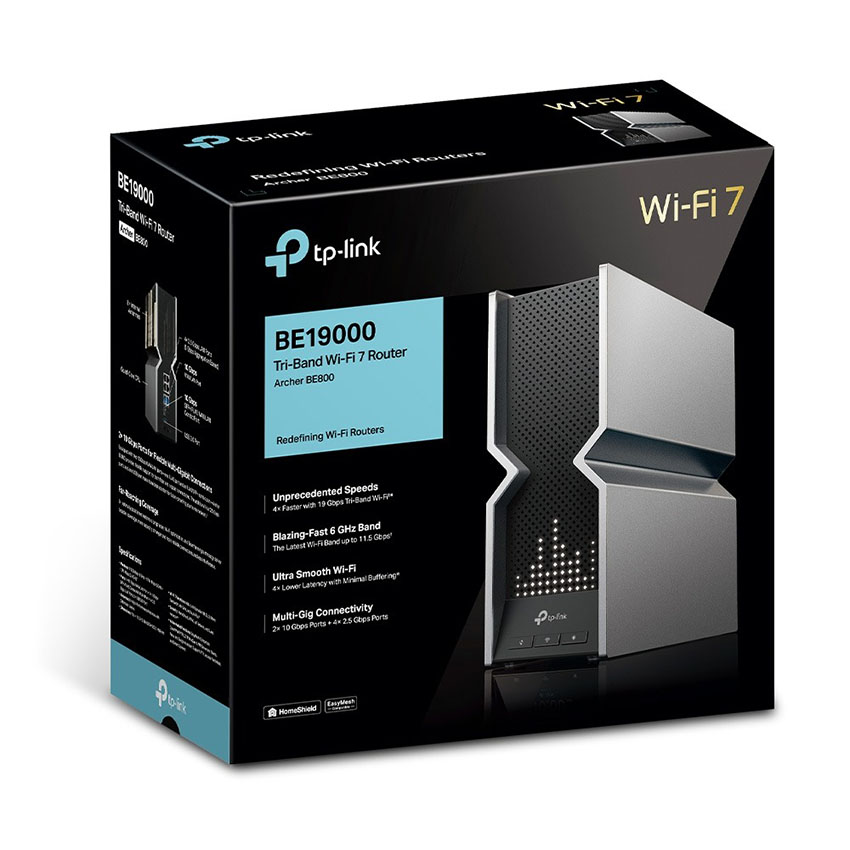 Bộ phát Wifi 7 TP-Link Archer BE800 3 Băng Tần BE19000 - Hình 4