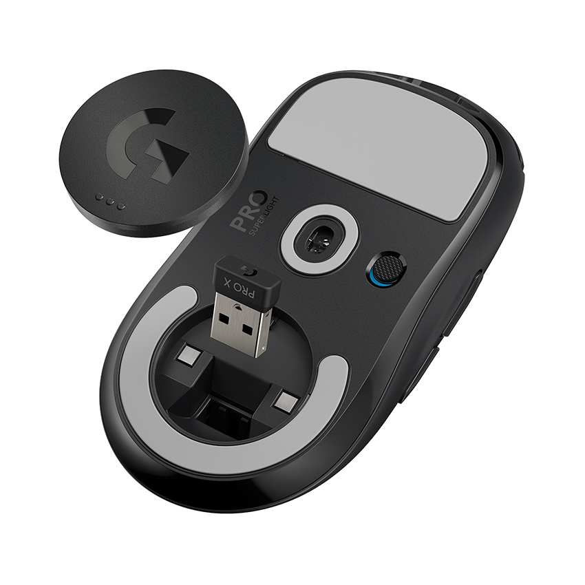 Chuột không dây Logitech Pro X Superlight Black - Cũ đẹp (Full box) - Hình 4