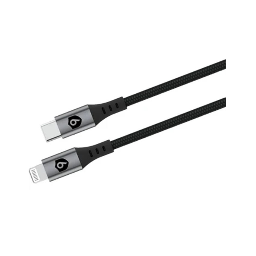 Cáp 9FIT USB-C to Lightning 1M Black - 9FCA002B - Hình 3