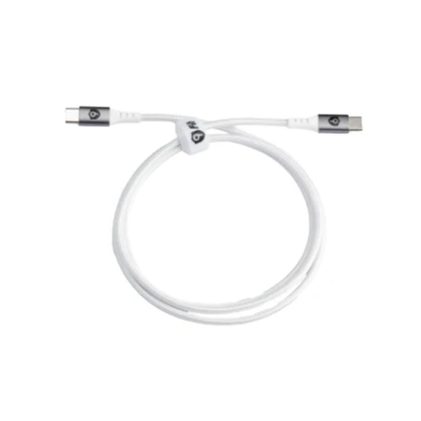 Cáp 9FIT USB-C to USB-C 1M White - 9FCA001W - Hình 2