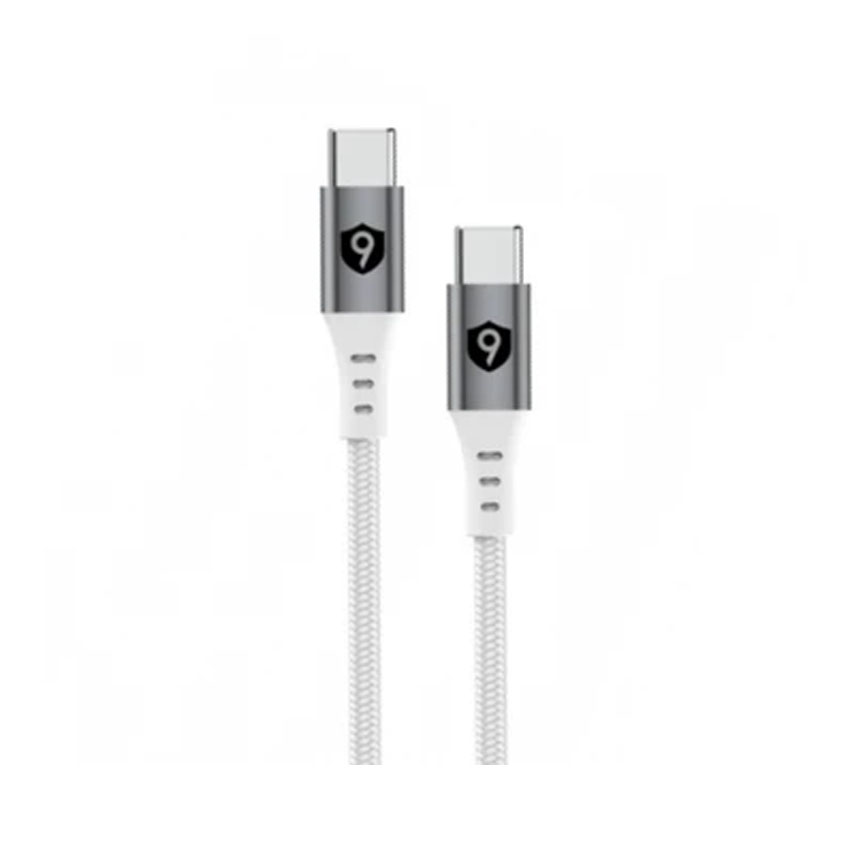 Cáp 9FIT USB-C to USB-C 1M White - 9FCA001W chính hãng
