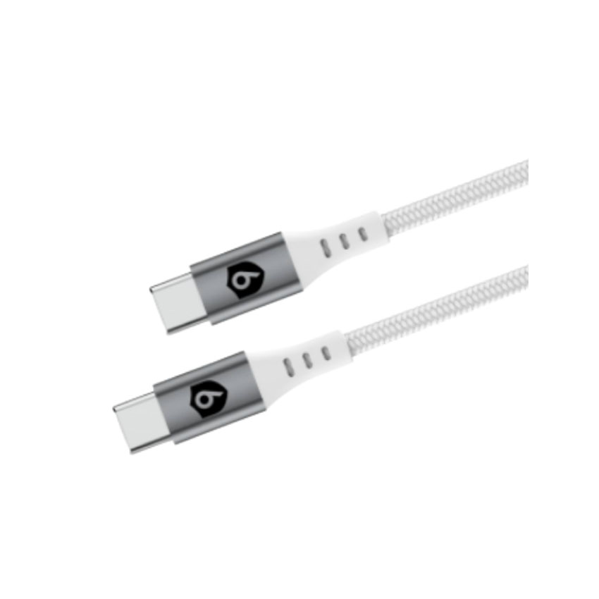 Cáp 9FIT USB-C to USB-C 1M White - 9FCA001W - Hình 3