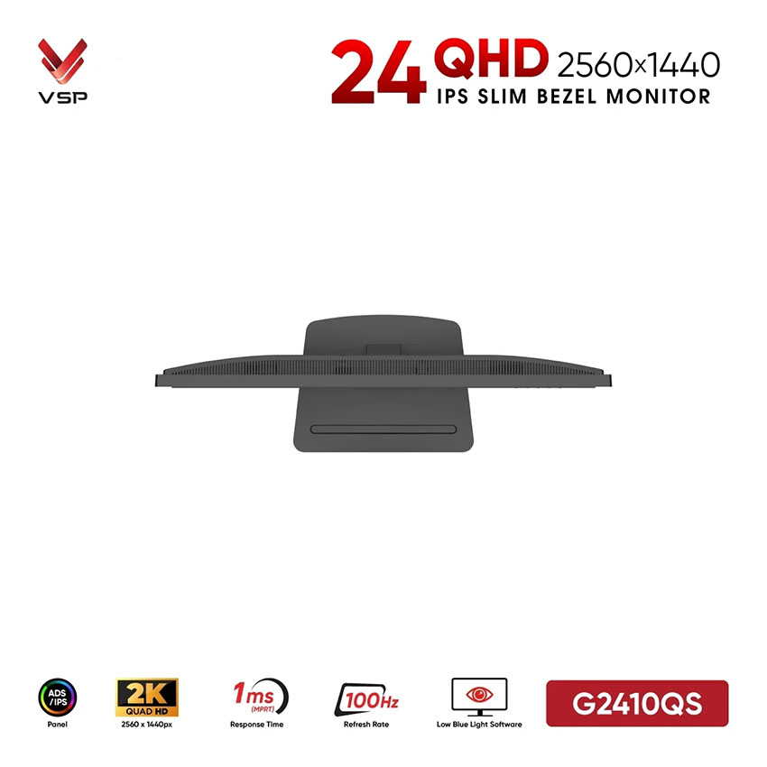 Màn hình VSP G2410QS (23.8 inch/QHD/IPS/100Hz/1ms/loa/USB-C 65W) - Hình 4
